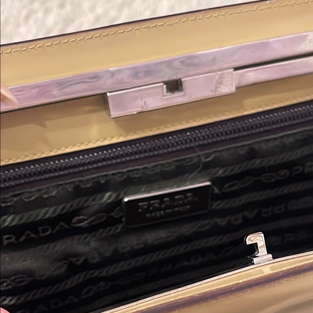 Prada Tan and Black Shoulder Bag - Picture 6 of 6